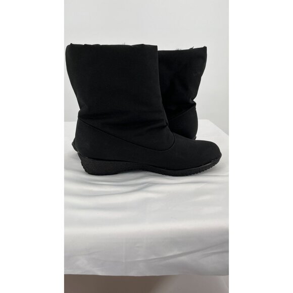 Toe Warmers Canada Mid Calf Boots Womens Sz 12 N Waterproof Insulated Hook  Loop - Picture 7 of 12